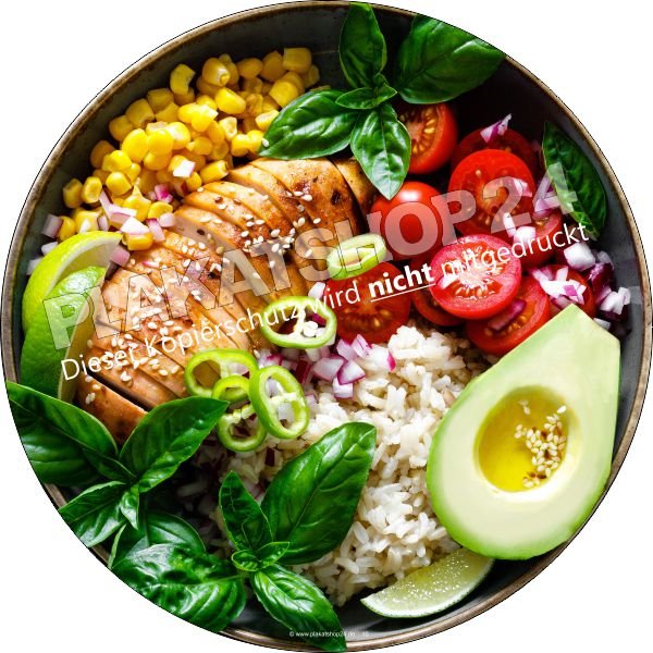 Klebefolie Megatrend leckere Bowl