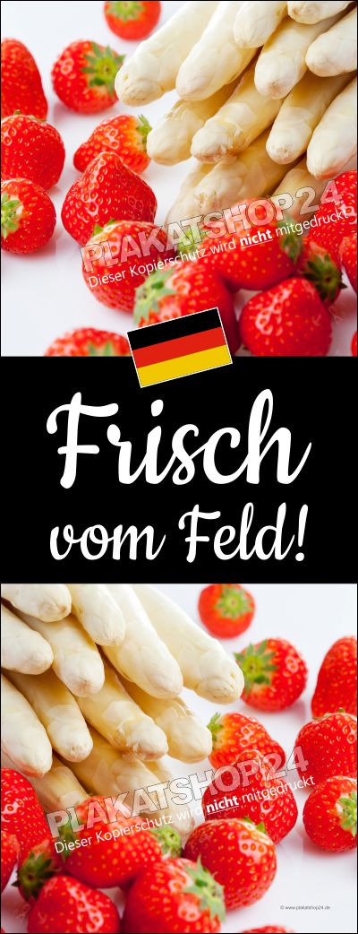 PVC-Banner für Spargel- und Erdbeerhof