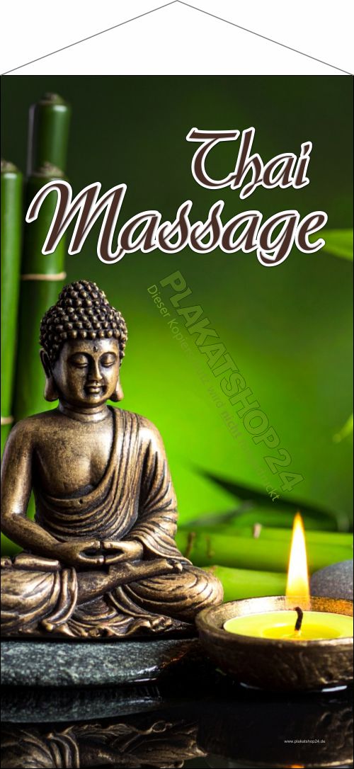 Stoffbanner Thaimassage