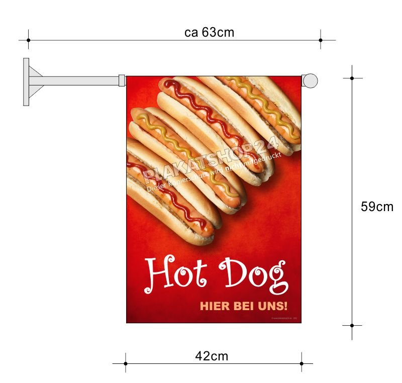 hot-dog-fahneqctGwG3W3CivA Hot-Dog-Fahne wetterfest