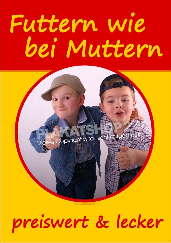 d6b780f8c5c3810ffeb05e82eb58c367 Gastroplakat für Mittagstisch-Werbung