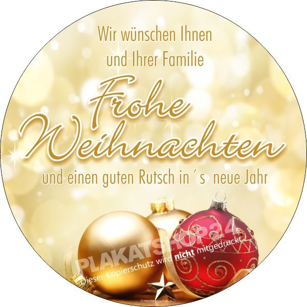 478afc74bbdaed9b129fec7c07ce67ca Weihnachtsaufkleber"Frohe Weihnachten"