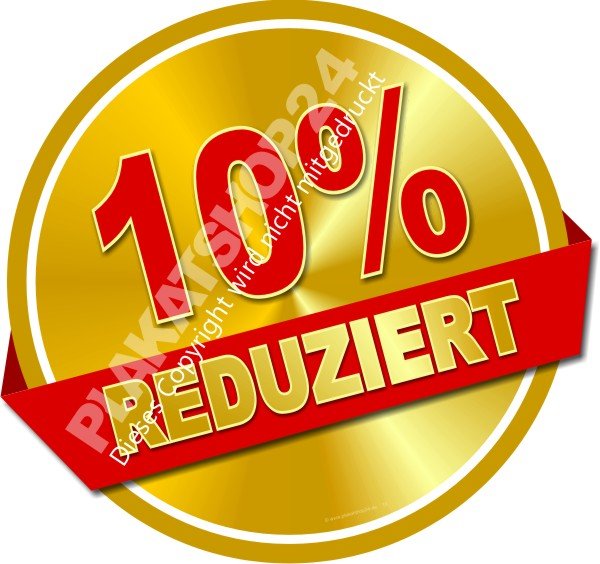 Reduziert Aufkleber für Reduziert-Verkauf