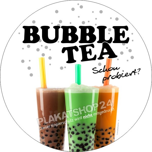 Bubble Tea-Aufkleber