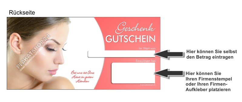 Kosmetik-Geschenkgutschein