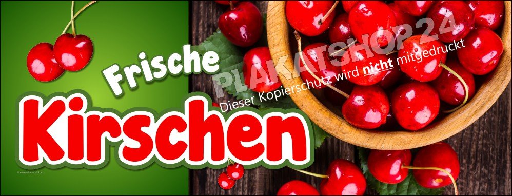 XA9081 Günstige Werbeplane für den Verkauf von Kirschen