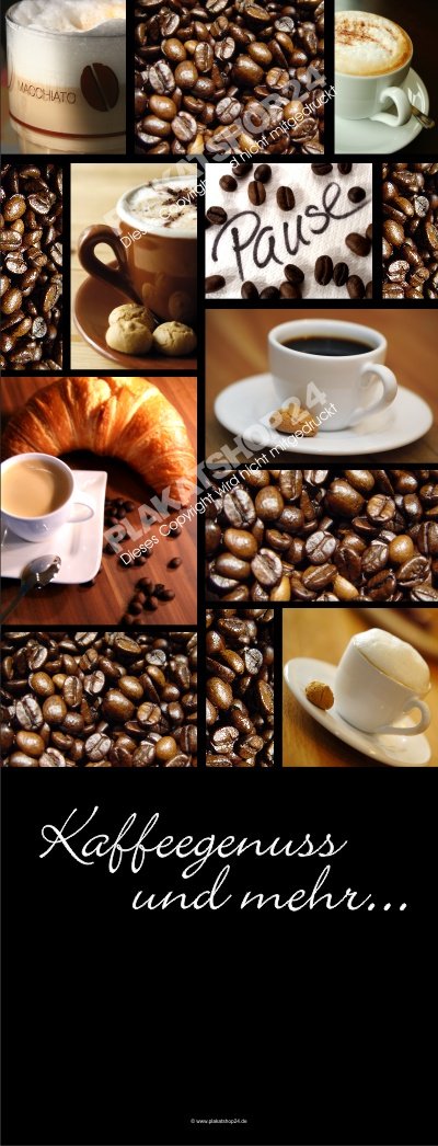 Kaffee-Werbebanner Kaffeegenuss