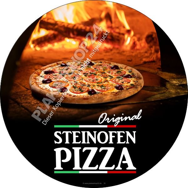 Gastro-Aufkleber Steinofenpizza