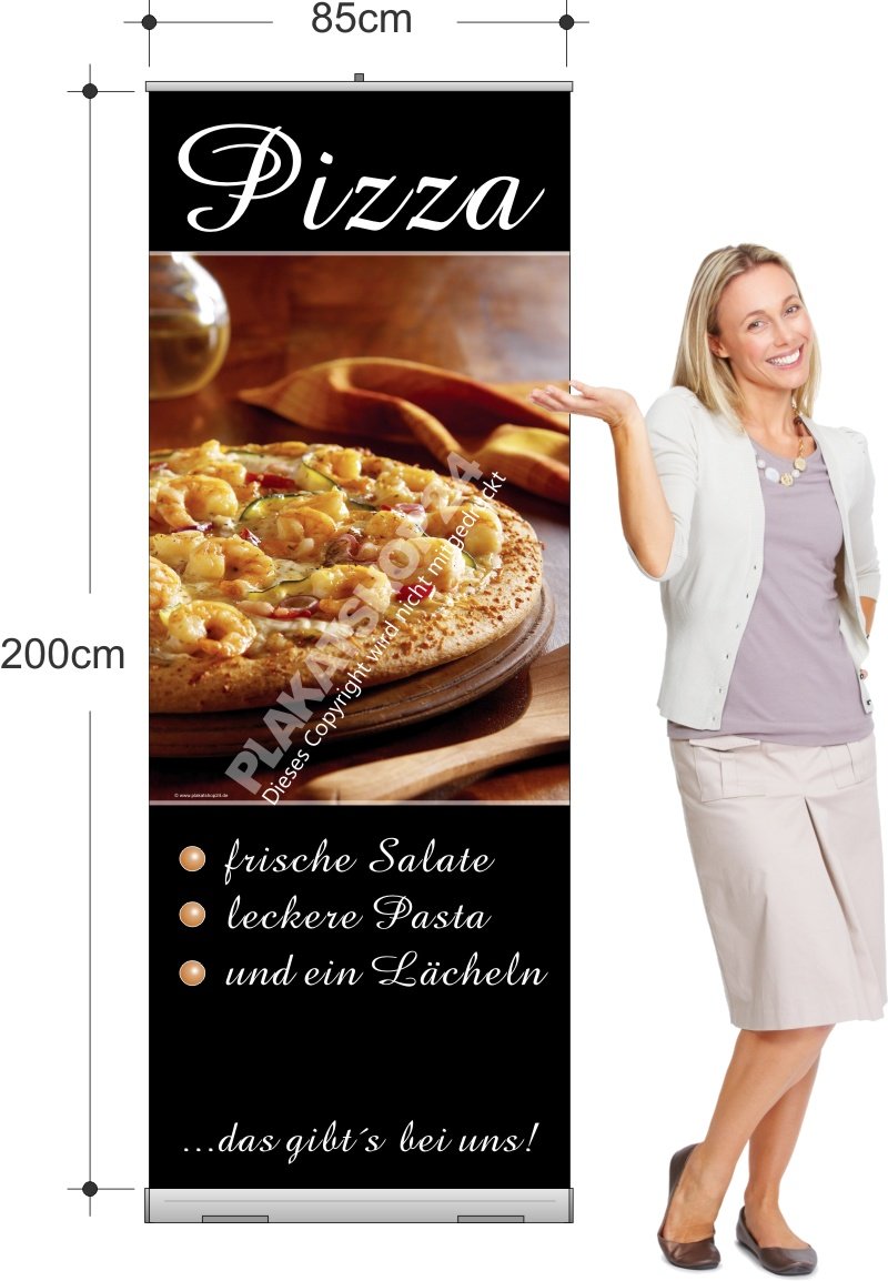 Rollup-Banner für die italienische Gastronomie