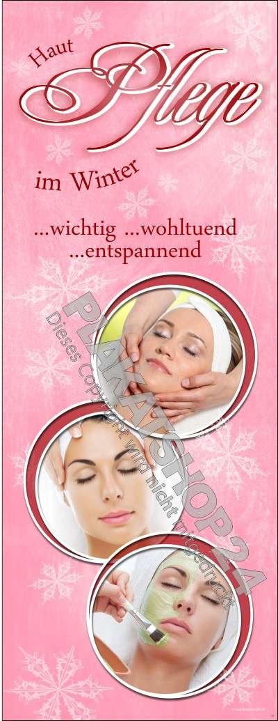 Werbebanner Winterkosmetik