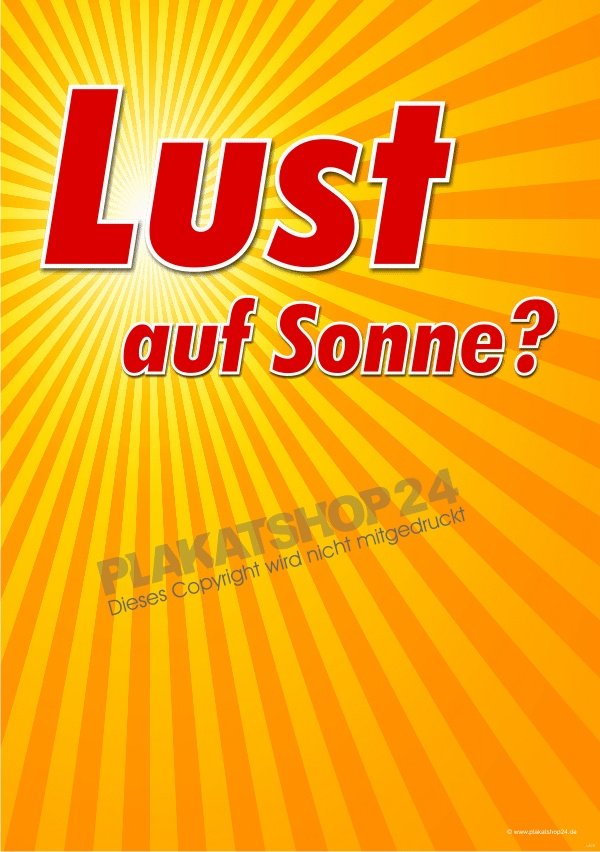 f8201d52d9cf892aa49393babf746fb5 Bräunungsstudio Poster für Sonnenstudio-Reklame