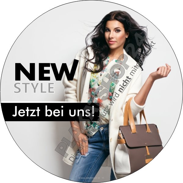 Schaufensterfolie für Damenmode-Geschäft