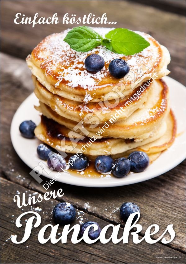 werbeplakat-pancakes Pfannkuchenplakat Pancakes