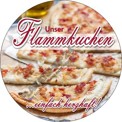 XA8931 Appetitanreger Werbefolie für den herzhaften Flammkuchen