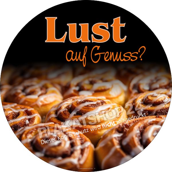 Schaufensterfolie für Bäckerei mit Kuchenmotiv