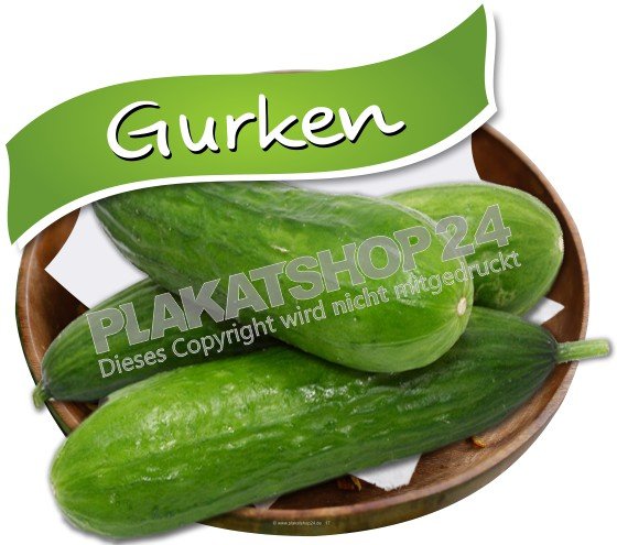 Gurkenaufkleber Gewürzgurken