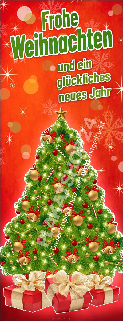 Dekobanner für die Weihnachtsdekoration