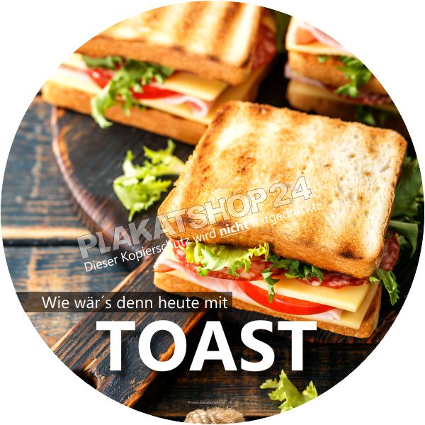 Aufkleber belegtes Toastbrot Aufkleber belegtes Toastbrot