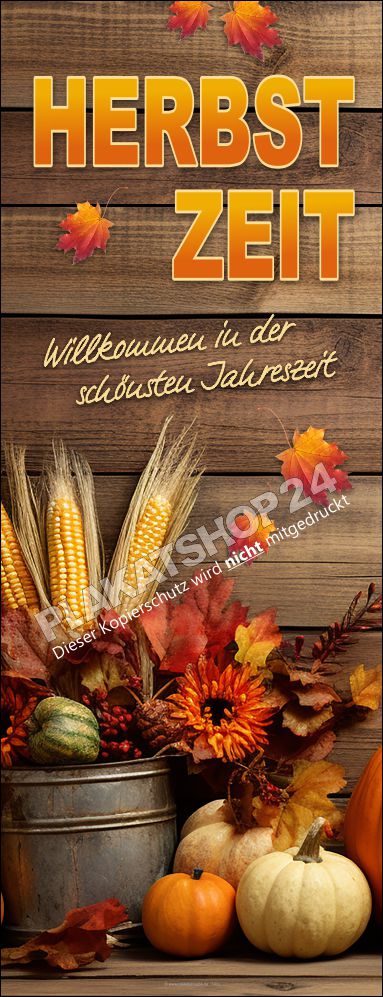 Herbstzeit - Dekobanner