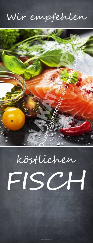 XA7657559fc4994cd58 Werbebanner köstlicher Fisch mit Foto frischer Lachs