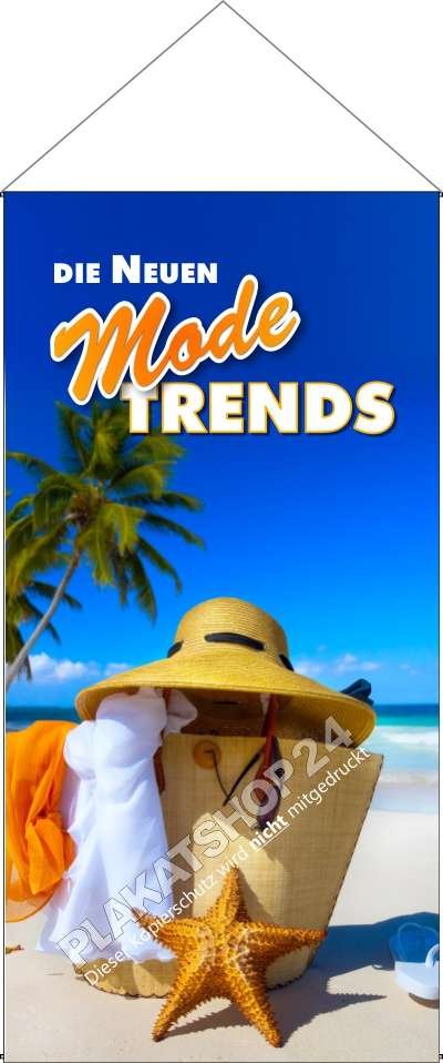 Gewebebanner Sommermode Sommerdeko