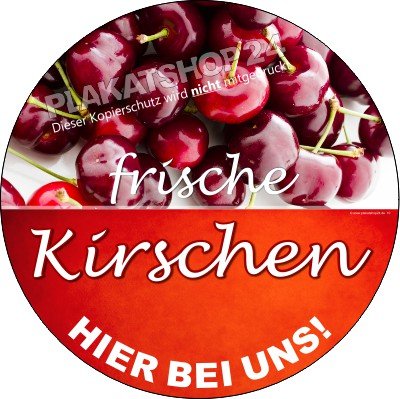 Klebefolie frische Kirschen