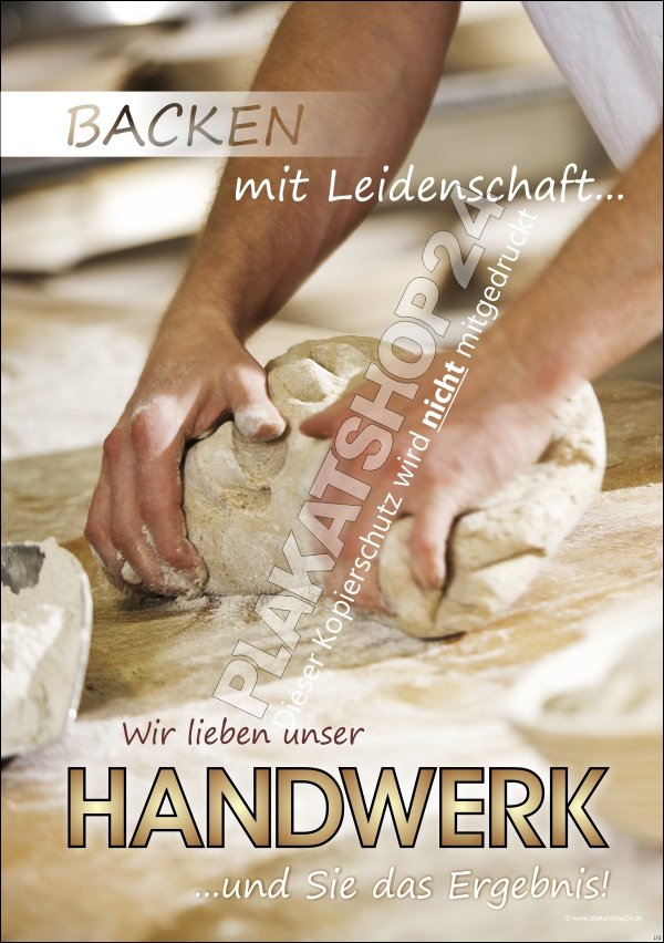 Image Plakat für Handwerksbäckerei