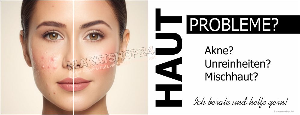 Kosmetik Studio Banner Außenwerbung | Wetterfeste Plane & Schaufensterfolie