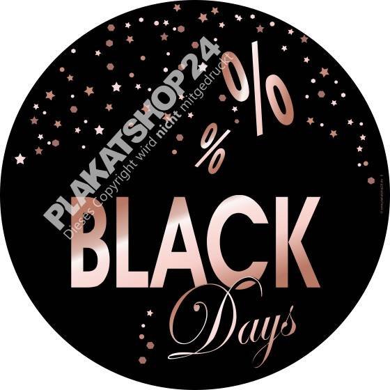 Werbefolie Black Days