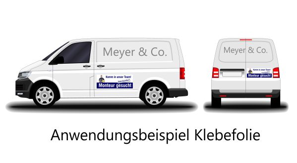 fahrzeugbeklebung Werbebanner Monteur gesucht
