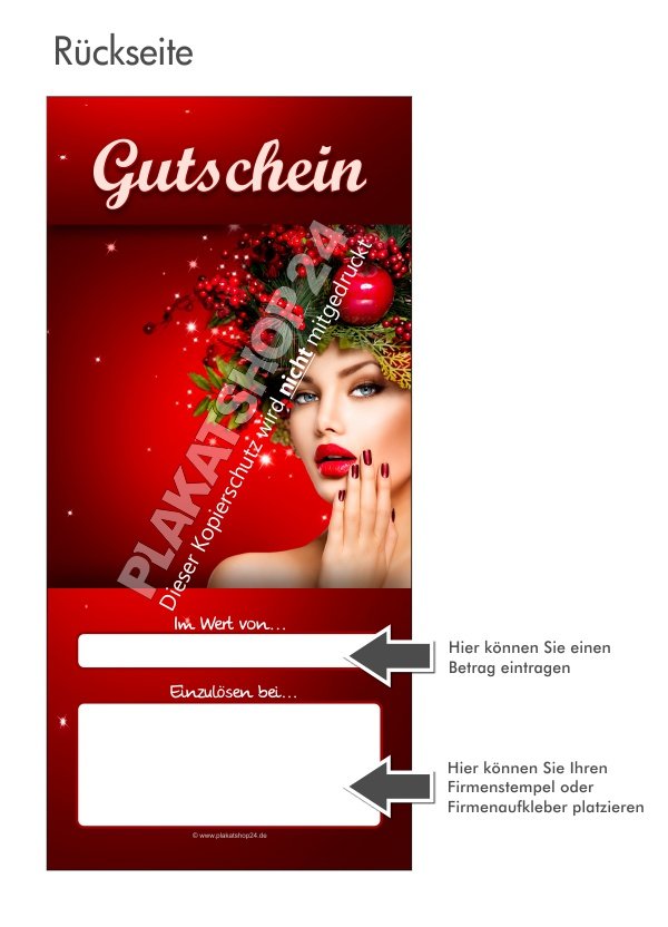 Geschenkgutschein Weihnachten