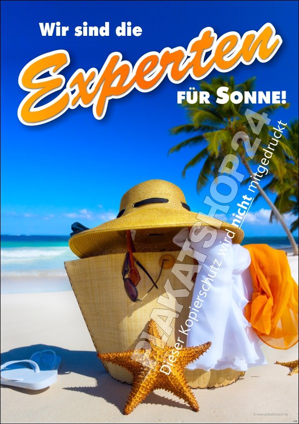 fd308581a0a7dc0332b74e53b1c94254 Sonnenstudio-Plakat z.B. für Bockständer