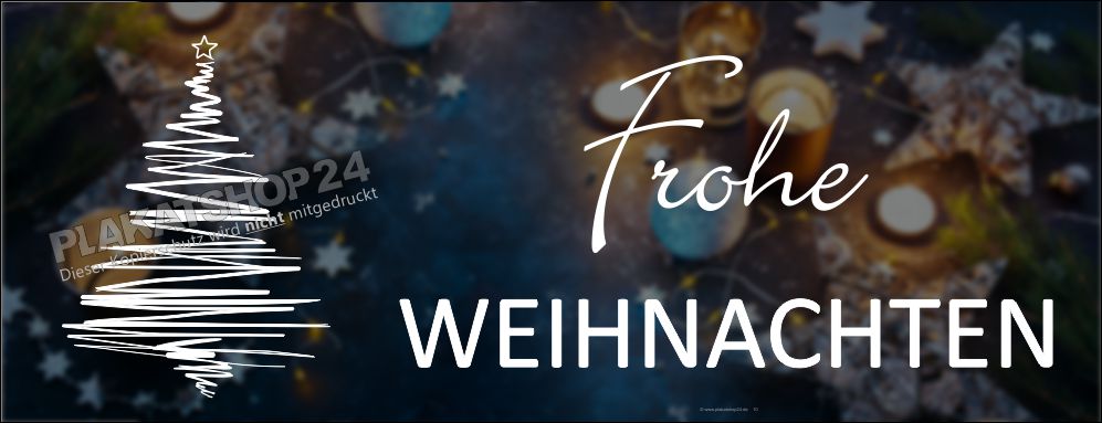 Moderns Banner Frohe Weihnachten Moderns Banner Frohe Weihnachten