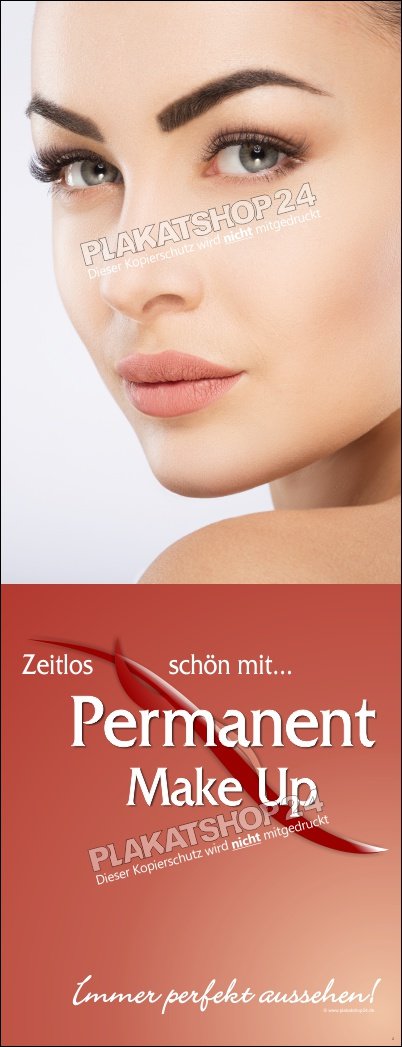 Dekobanner für Permanent Make Up