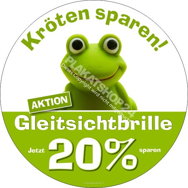 Fensterfolie für Rabatt-Aktion beim Augenoptiker