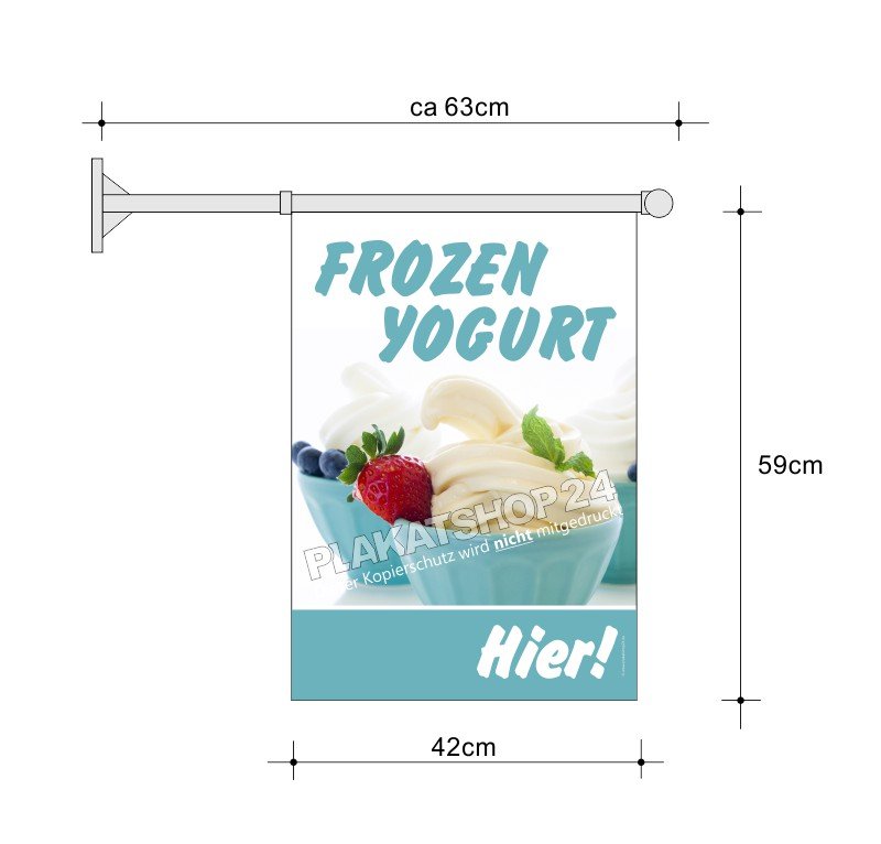 Frozen Yogurt-Flagge A2