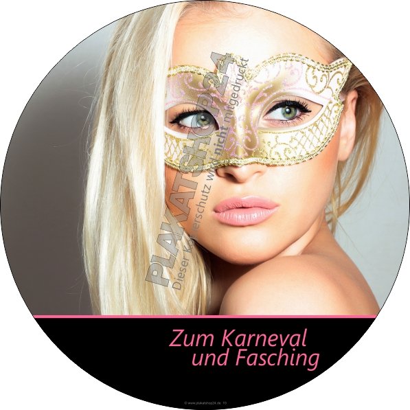 Klebefolie für Karneval Fasching
