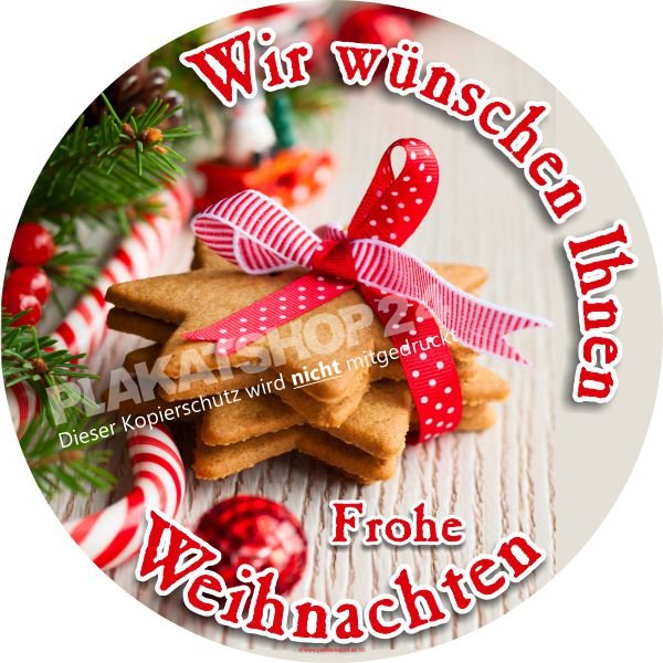 Frohe Weihnachten-Aufkleber für die Weihnachtsgestaltung von Schaufenstern