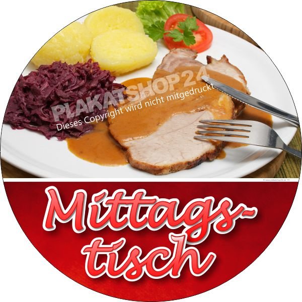 3995ef93131355360acfbdb117caee07 Aufkleber für Mittagstisch-Werbung in der Gastronomie