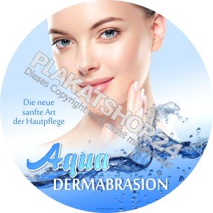 Kosmetikaufkleber Aquadermabrasion