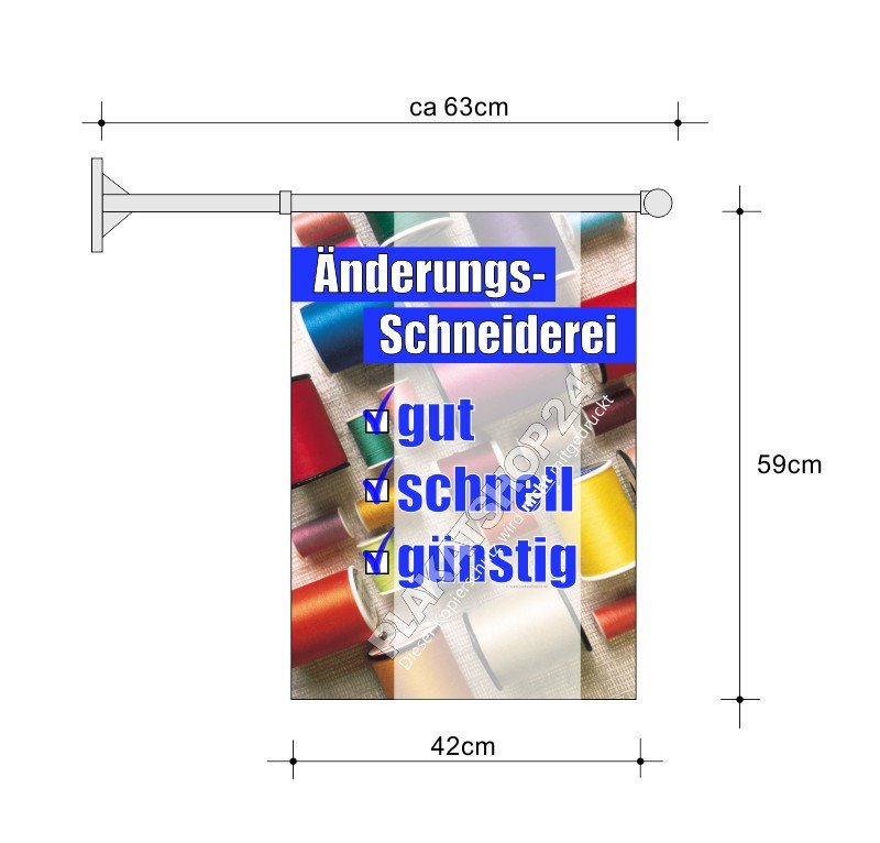 A2_Flagge_Reinigung Flagge A2 für Änderungsschneiderei