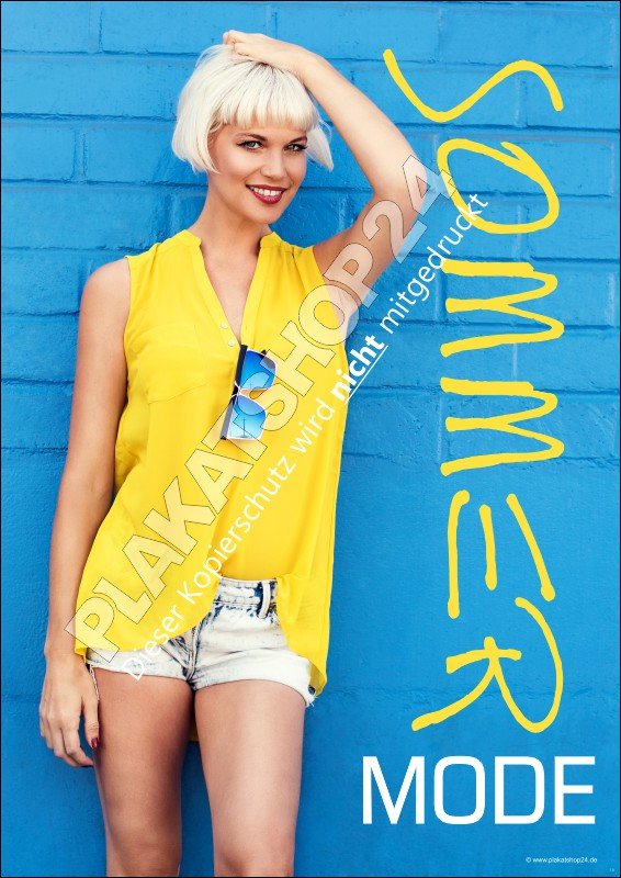 XA9098 Tolles Hinweisposter auf die aktuelle Schuhmode im Sommer