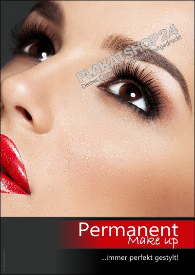 Poster Permanent Make up