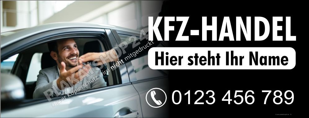 Autohausbanner Kfz-Handel