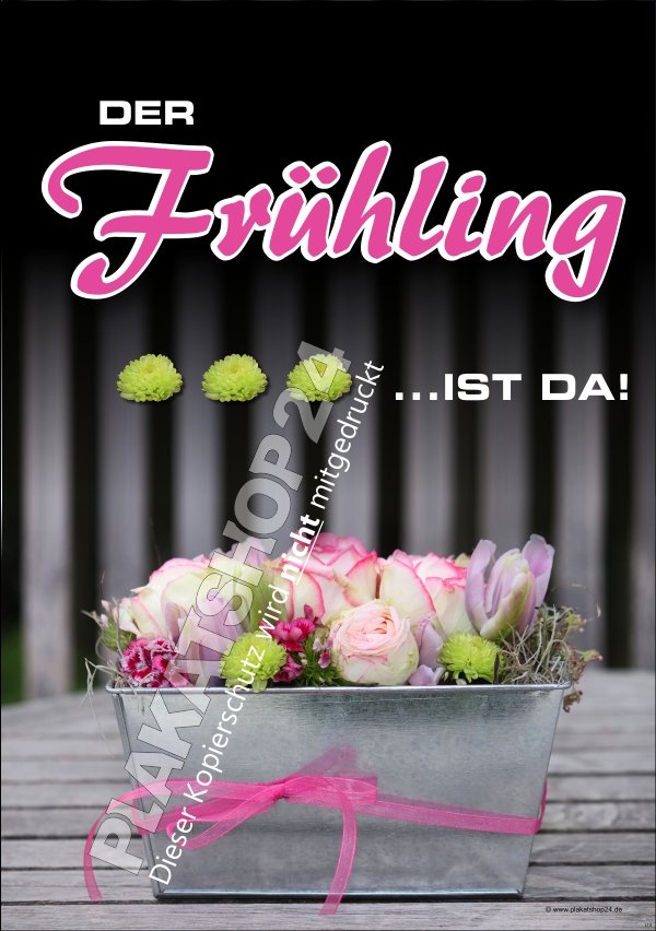 XA7271 Wunderschönes Frühlings-Plakat für die Frühlingsdekoration