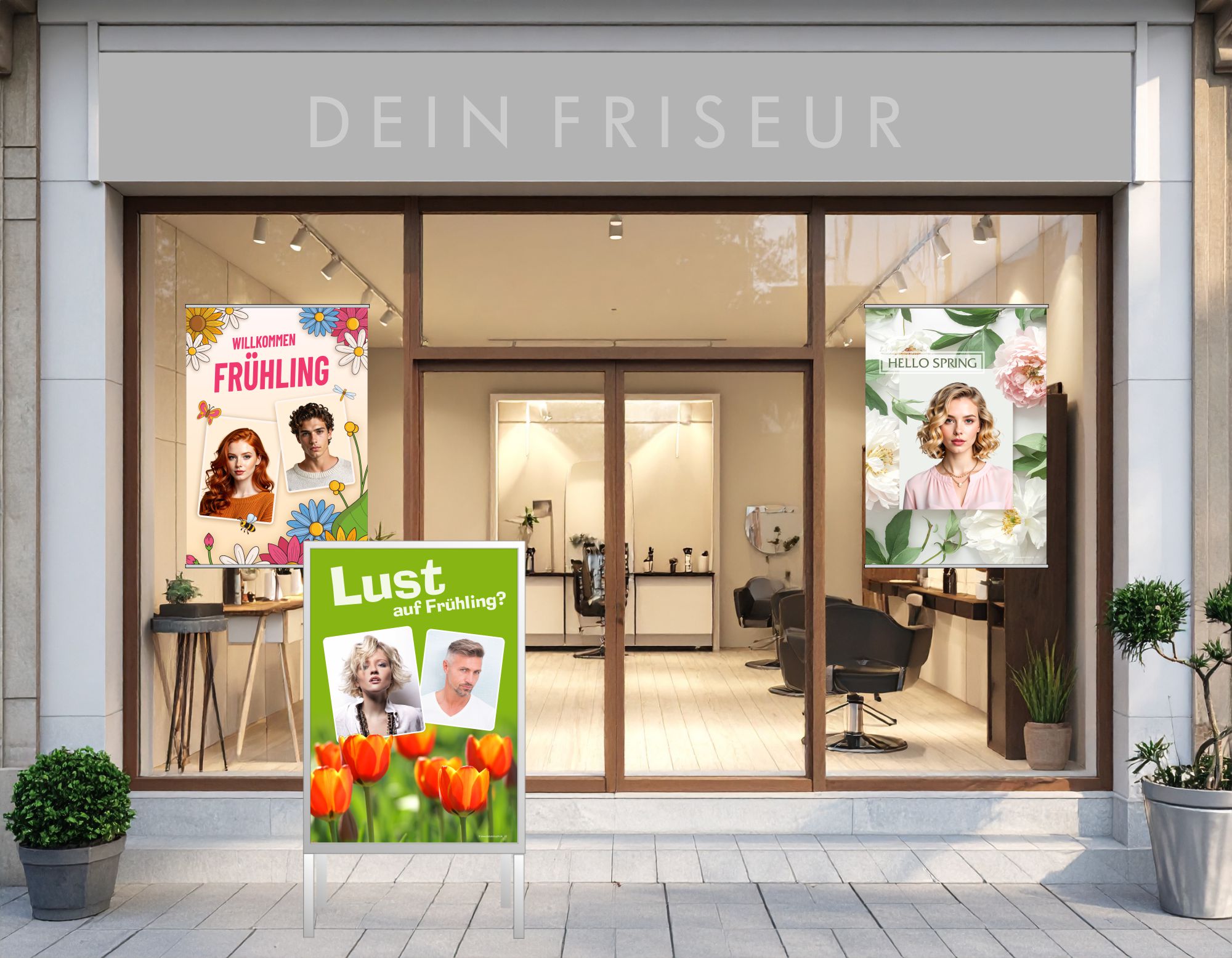 fruehlingsdeko-friseursalon