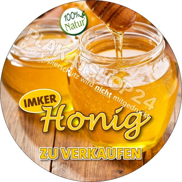 Werbefolie Honigverkauf eigene Imkerei