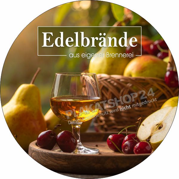 Klebefolie Edelbrand / Obstbrand eigene Herstellung