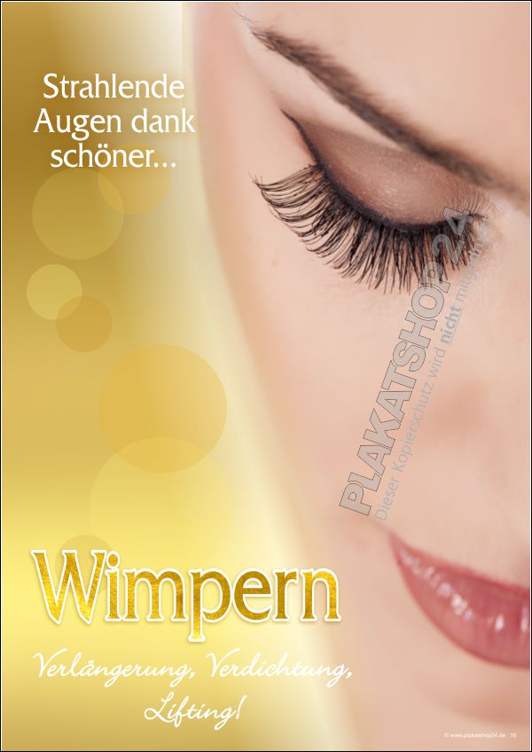 Din A4 Kunstdruck Wimpernverlängerung – Typografie Poster Für Beauty Salon, Geschenk Für Stylistinnen