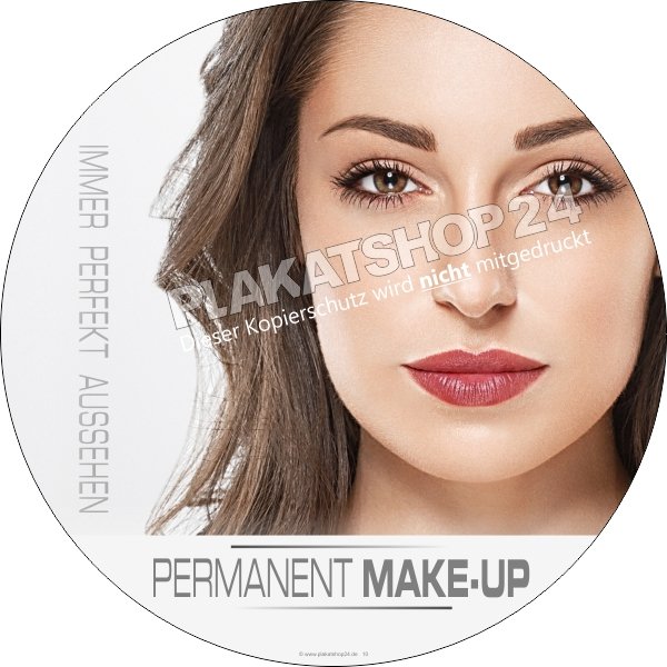 Klebesticker für das Permanent Make-Up